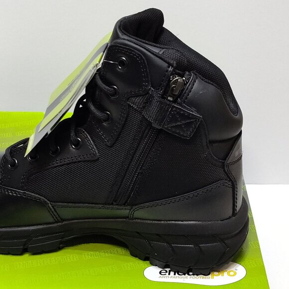 Interceptor Litefast Tactical Combat Boots Women's 9.5 Zippered 6" Shaft NIB NWT - Picture 2 of 10